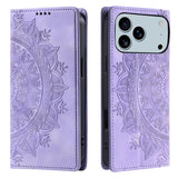 For-iPhone-17-Pro-Max-Case-Magnetic-Closing-Leather-Phone-Cover-Pattern-Imprinted-Purple