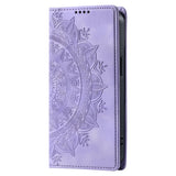For-iPhone-17-Pro-Max-Case-Magnetic-Closing-Leather-Phone-Cover-Pattern-Imprinted-Purple