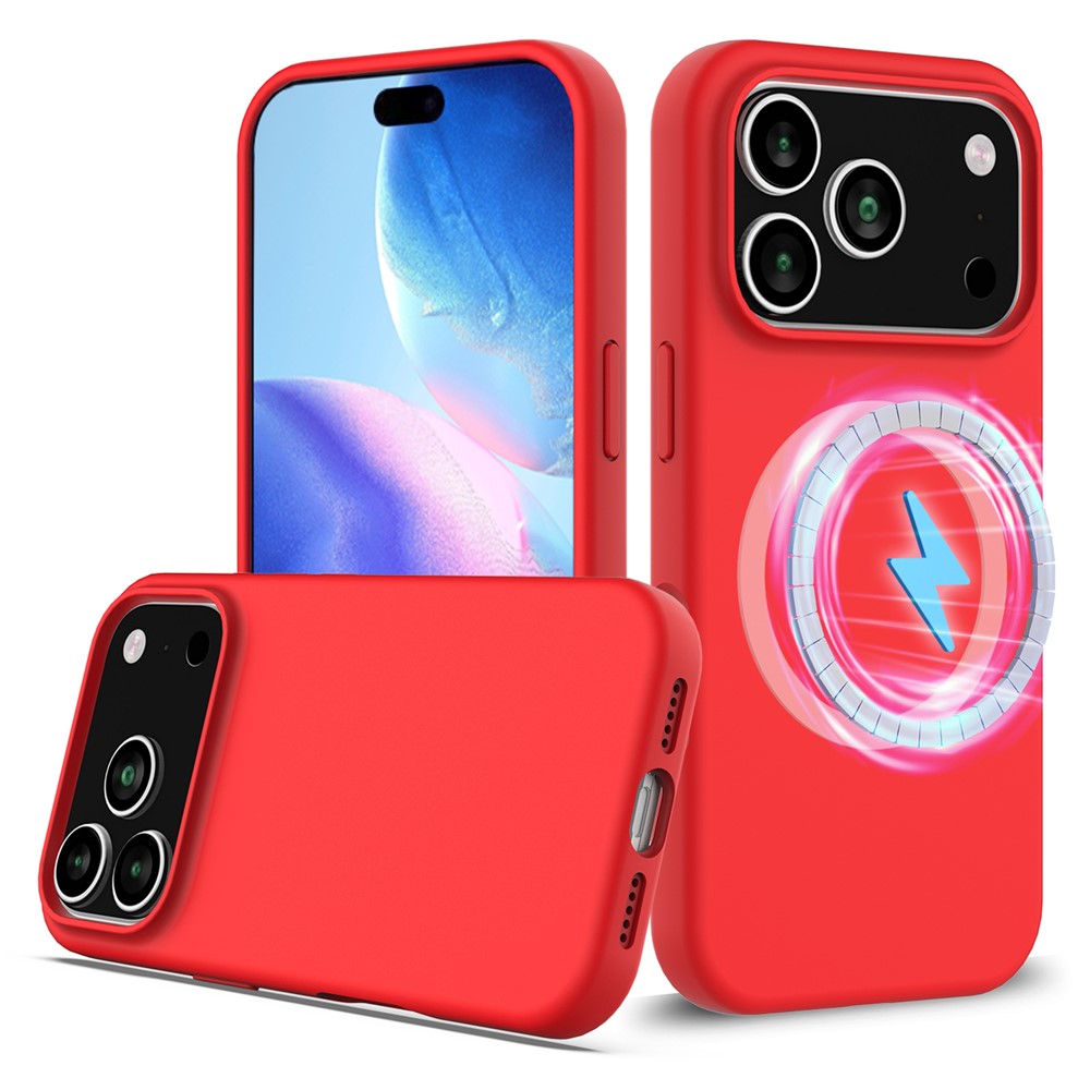 For-iPhone-17-Pro-Case-Compatible-with-MagSafe-Anti-Drop-Liquid-Silicone-Phone-Cover-Red