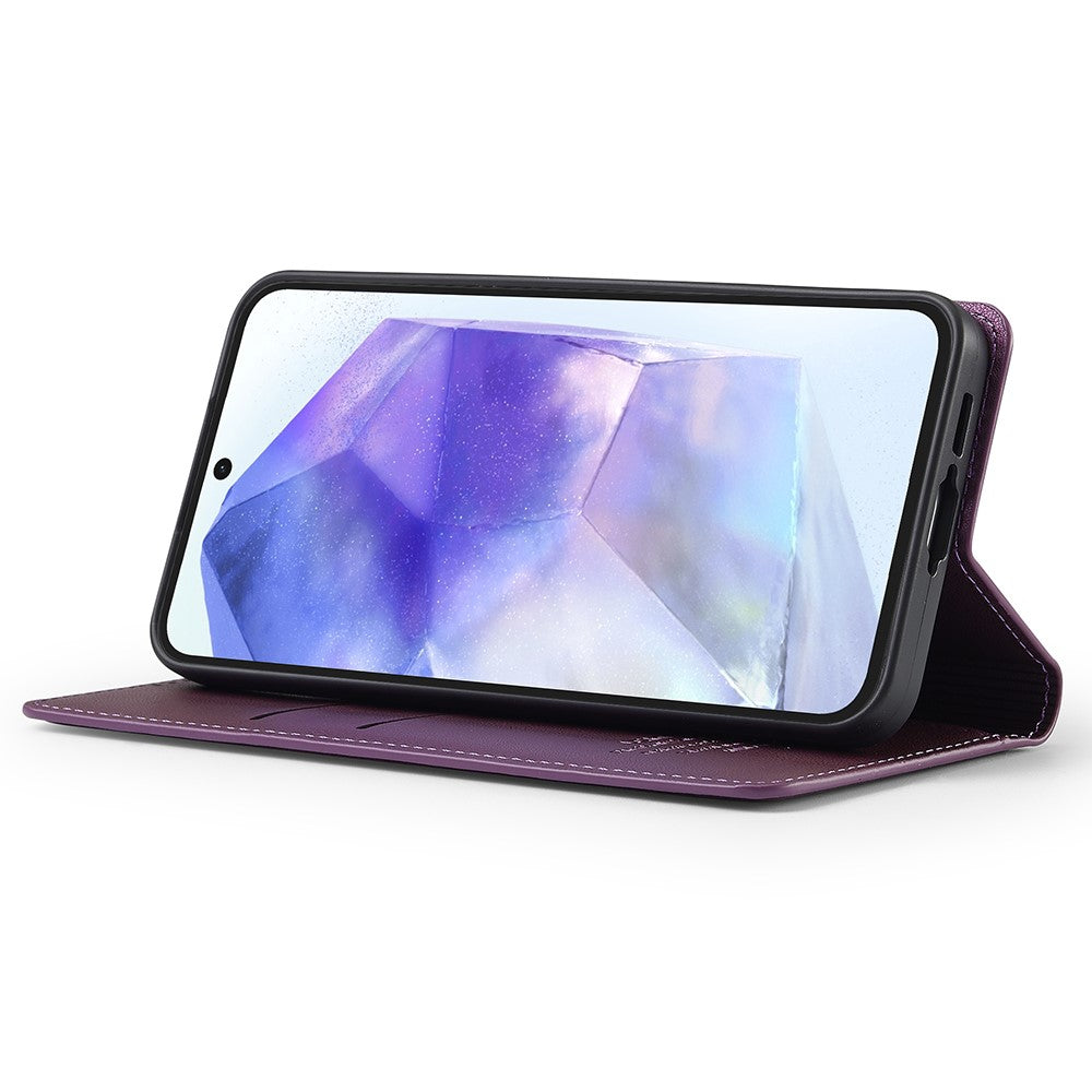 LC.IMEEKE-L1-Series-for-Samsung-Galaxy-A17-5G-/-A17-4G-Case-PU-Leather-Wallet-Stand-Protective-Phone-Cover-Purple