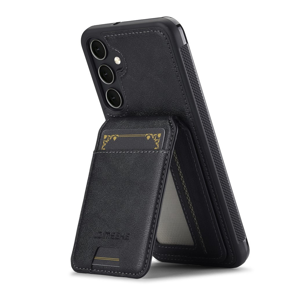LC.IMEEKE-L3-For-Samsung	Galaxy-A17-5G-/-A17-4G-Magnetic-Case-Detachable-Card-Holder-Leather-TPU-Mobile-Cover-Black