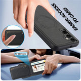 LC.IMEEKE-L3-For-Samsung	Galaxy-A17-5G-/-A17-4G-Magnetic-Case-Detachable-Card-Holder-Leather-TPU-Mobile-Cover-Black