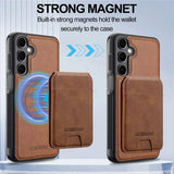 LC.IMEEKE-L3-For-Samsung	Galaxy-A17-5G-/-A17-4G-Magnetic-Case-Detachable-Card-Holder-Leather-TPU-Mobile-Cover-Brown