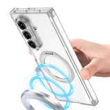 GKK-For-Samsung-Galaxy-Z-Fold7-5G-Magnetic-Case-with-Kickstand-Airbag-Drop-Proof-TPU-Phone-Cover-Transparent
