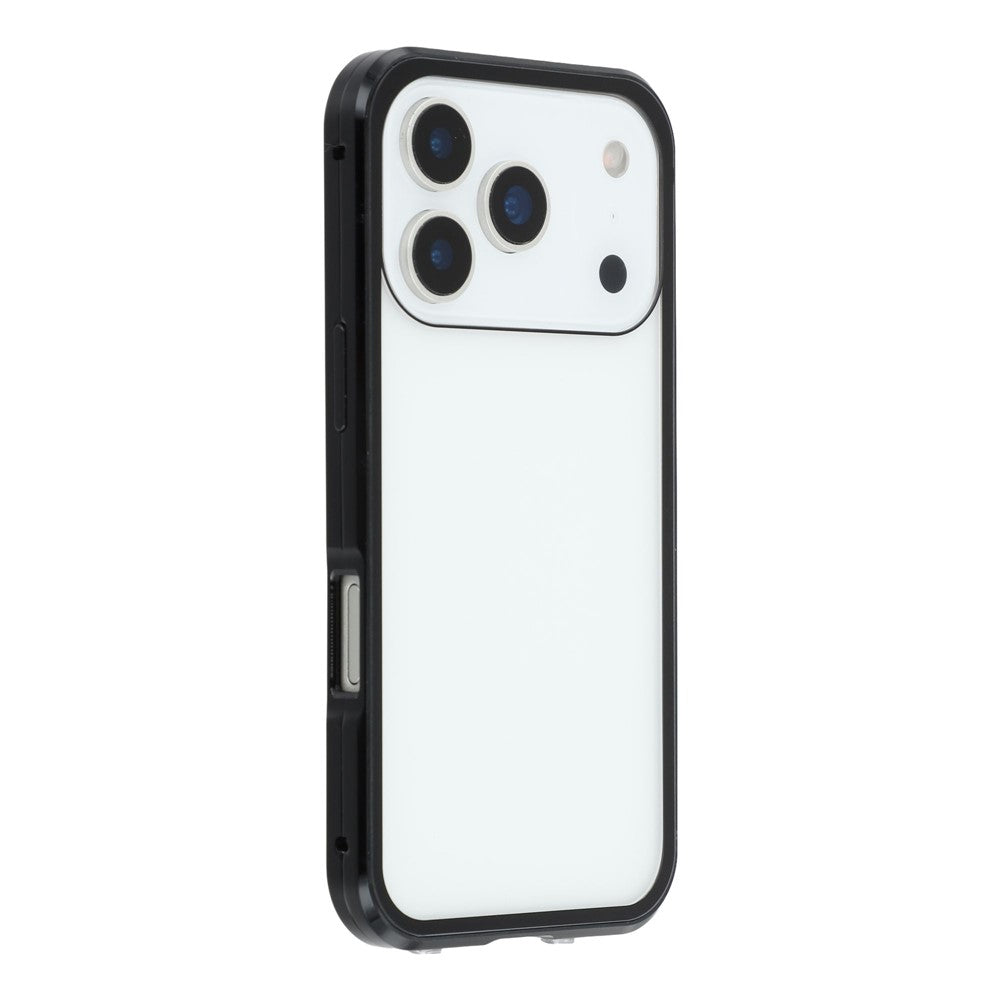 For-iPhone-17-Pro-Case-with-Anti-Spy-Screen-Protector-Tempered-Glass-Metal-Phone-Cover-Magnetic-Clasp-Black