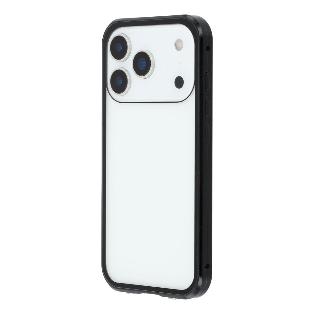 For-iPhone-17-Pro-Case-with-Anti-Spy-Screen-Protector-Tempered-Glass-Metal-Phone-Cover-Magnetic-Clasp-Black