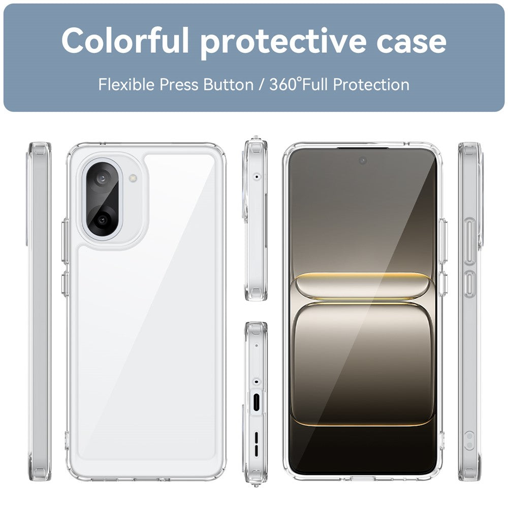 For-OnePlus-Ace-5-Racing-5G-/-Nord-CE5-5G-Case-TPU-+-Acrylic-Protective-Clear-Phone-Cover-Transparent