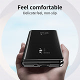 For-Samsung-Galaxy-Z-Fold7-5G-Case-Electroplating-View-Window-Stand-Leather-Phone-Cover-Black
