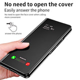 For-Samsung-Galaxy-Z-Fold7-5G-Case-Electroplating-View-Window-Stand-Leather-Phone-Cover-Black