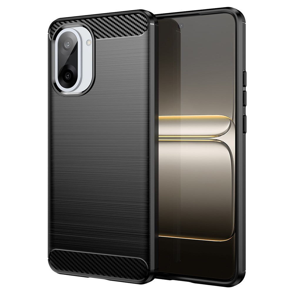 For-OnePlus-Ace-5-Racing-5G-/-Nord-CE5-5G-Case-Protective-Phone-Cover-Carbon-Fiber-Texture-Brushed-Black