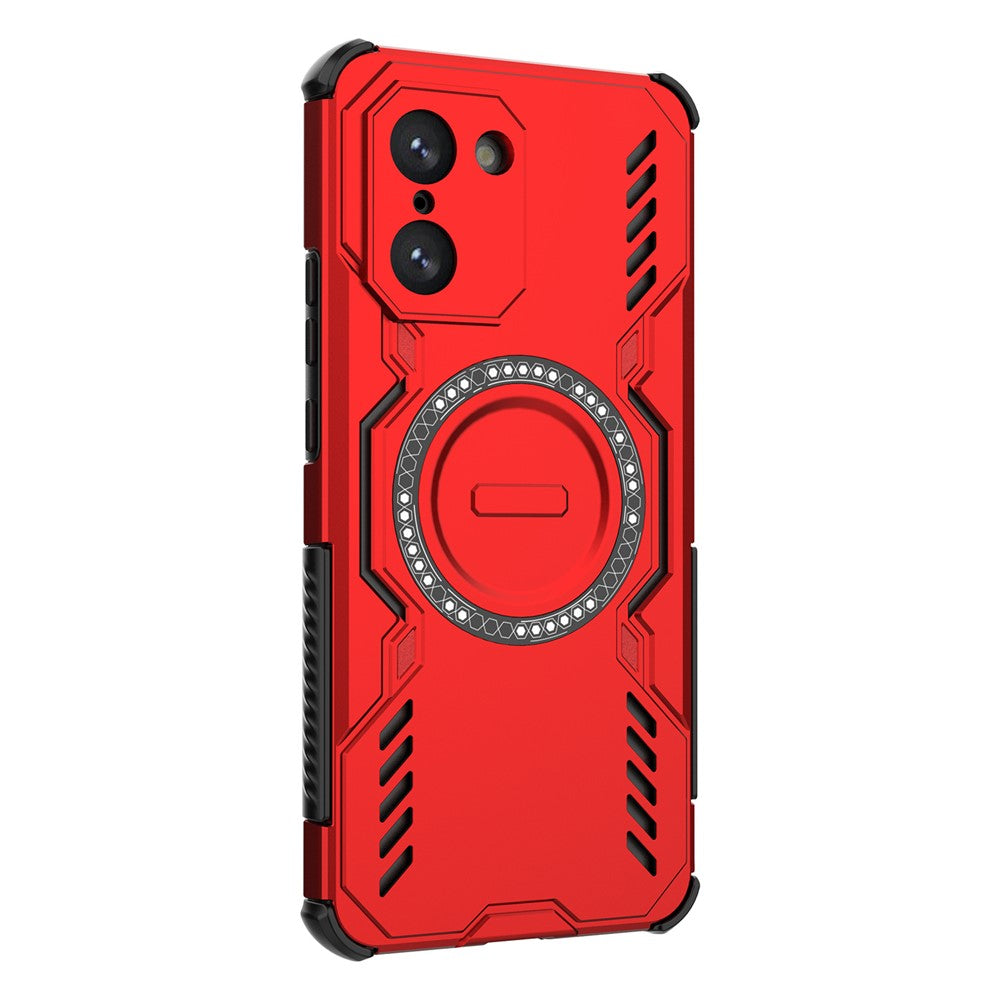 For-OnePlus-Nord-CE5-5G-/-Ace-5-Racing-5G-Magnetic-Case-Butterfly-Armor-Hollow-Heat-Dissipation-PC-+-TPU-Phone-Cover-Red