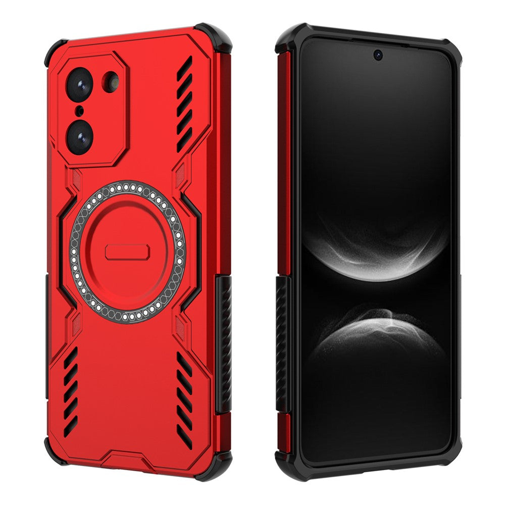For-OnePlus-Nord-CE5-5G-/-Ace-5-Racing-5G-Magnetic-Case-Butterfly-Armor-Hollow-Heat-Dissipation-PC-+-TPU-Phone-Cover-Red