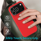 For-iPhone-17-Pro-Case-Drop-Proof-Liquid-Silicone-Soft-Lining-Back-Phone-Cover-Red