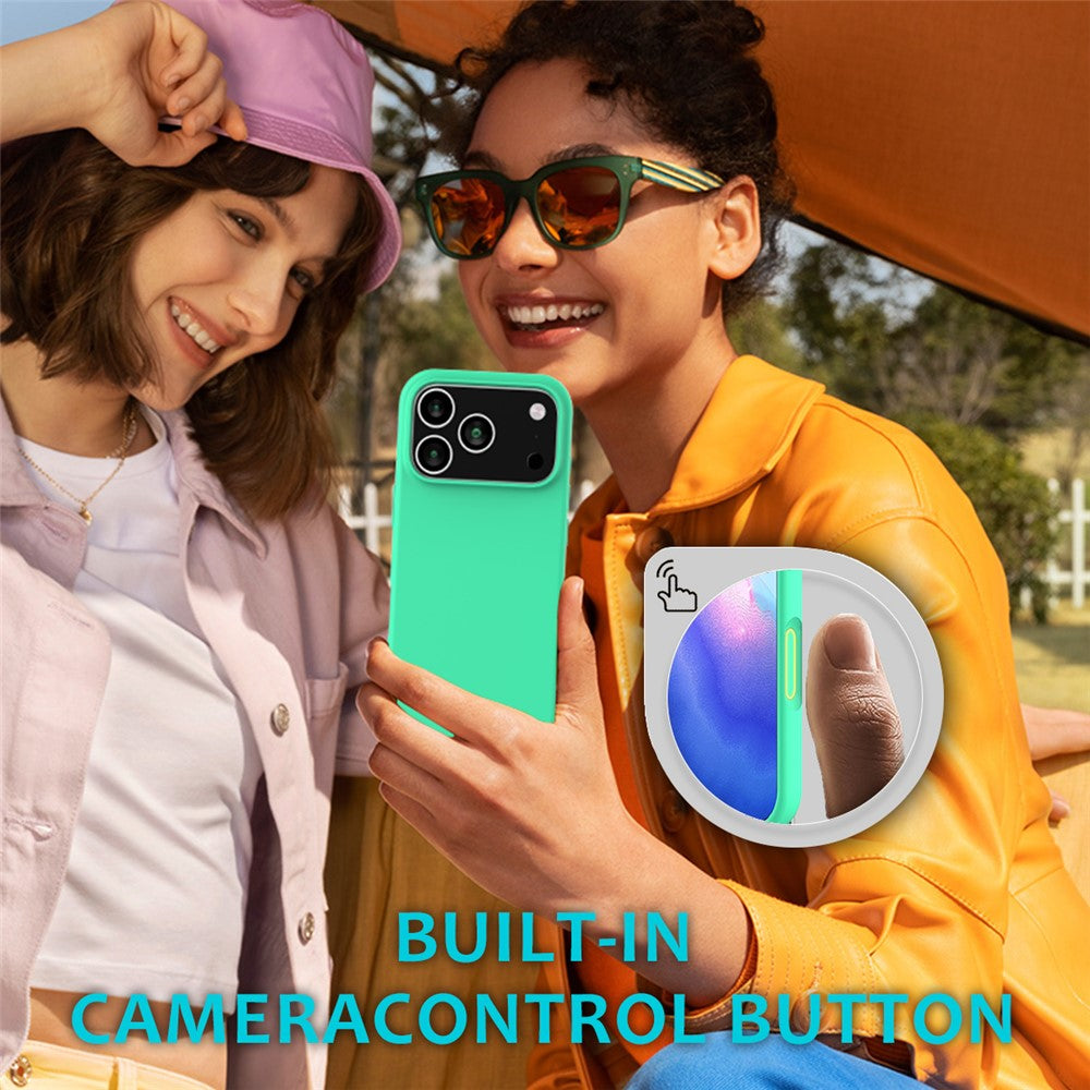 For-iPhone-17-Pro-Case-Drop-Proof-Liquid-Silicone-Soft-Lining-Back-Phone-Cover-Green