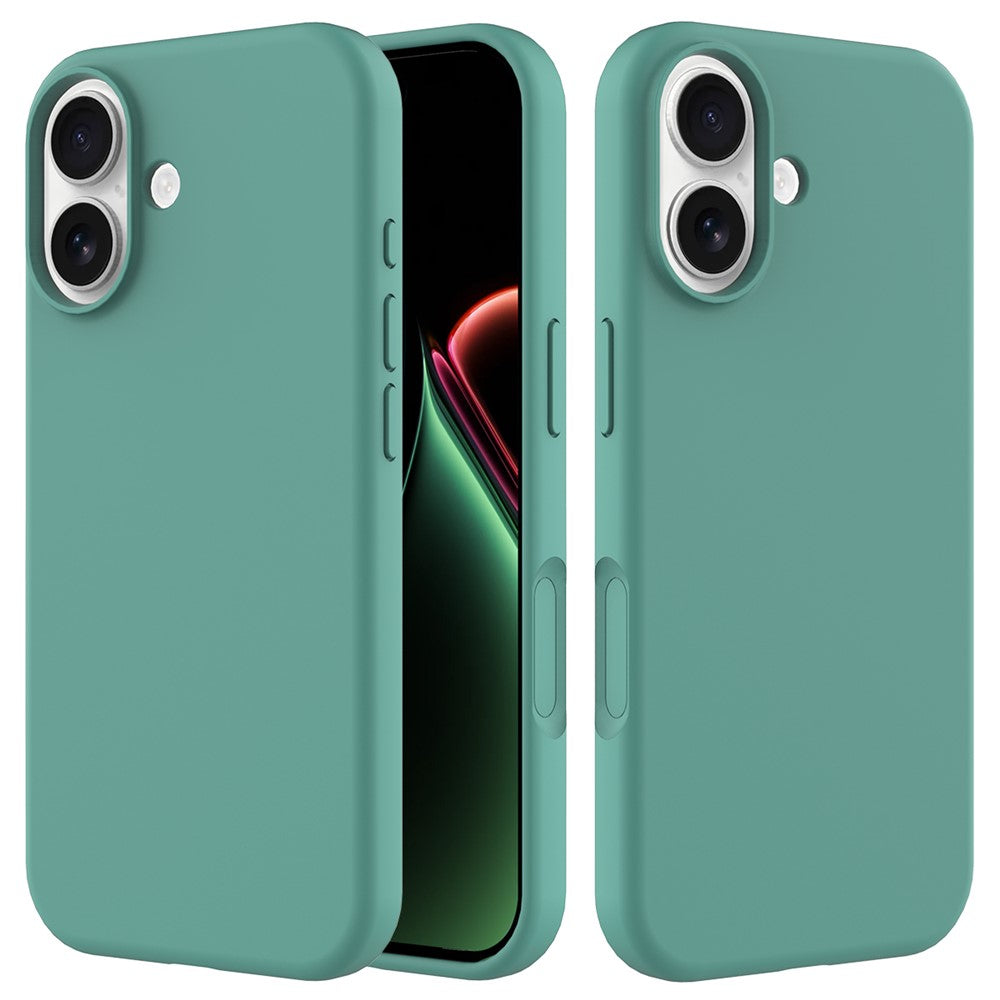 For-iPhone-17-Case-Drop-Proof-Liquid-Silicone-Soft-Lining-Back-Phone-Cover-Dark-Green