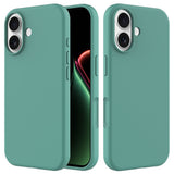 For-iPhone-17-Case-Drop-Proof-Liquid-Silicone-Soft-Lining-Back-Phone-Cover-Dark-Green