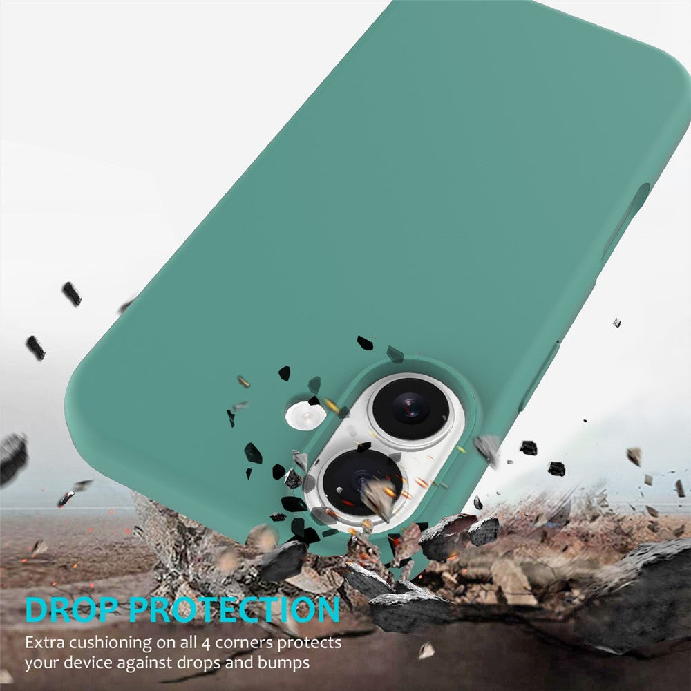 For-iPhone-17-Case-Drop-Proof-Liquid-Silicone-Soft-Lining-Back-Phone-Cover-Dark-Green