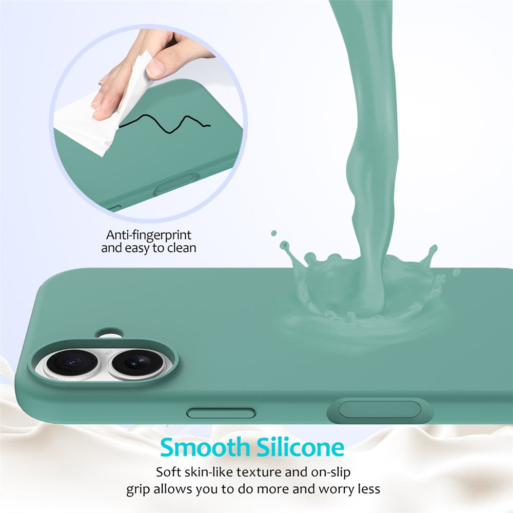 For-iPhone-17-Case-Drop-Proof-Liquid-Silicone-Soft-Lining-Back-Phone-Cover-Dark-Green