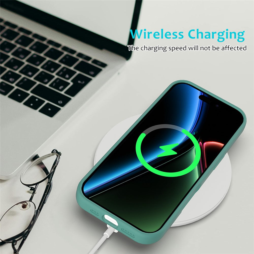 For-iPhone-17-Case-Drop-Proof-Liquid-Silicone-Soft-Lining-Back-Phone-Cover-Dark-Green