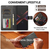 LC.IMEEKE-For-Xiaomi-Poco-X7-Pro-5G-Case-Calf-Texture-PU-Leather-Stand-Wallet-Phone-Cover-Grey