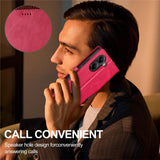 LC.IMEEKE-For-Xiaomi-Poco-X7-Pro-5G-Case-Calf-Texture-PU-Leather-Stand-Wallet-Phone-Cover-Rose
