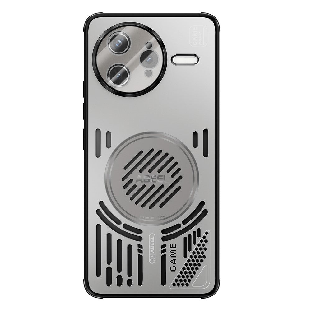 ABEEL-For-Xiaomi-Redmi-K80-Pro-5G-/-Poco-F7-Ultra-5G-Magnetic-Case-Aluminium-Alloy-+-PC-+-TPU-Hollow-Heat-Dissipation-Phone-Cover-Titanium-Grey