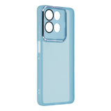 For-Motorola-Moto-G86-5G-Case-Electroplated-Camera-Frame-TPU-Phone-Cover-Transparent-Blue