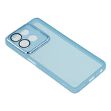 For-Motorola-Moto-G86-5G-Case-Electroplated-Camera-Frame-TPU-Phone-Cover-Transparent-Blue