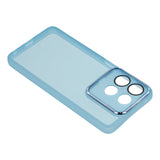 For-Motorola-Moto-G86-5G-Case-Electroplated-Camera-Frame-TPU-Phone-Cover-Transparent-Blue