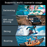 REDPEPPER-Dot+-Series-For-iPhone-17-Cellphone-Case-Compatible-with-MagSafe-IP68-Waterproof-Clear-Back-Phone-Cover-Black