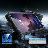 REDPEPPER-Dot+-Series-For-iPhone-17-Cellphone-Case-Compatible-with-MagSafe-IP68-Waterproof-Clear-Back-Phone-Cover-Black