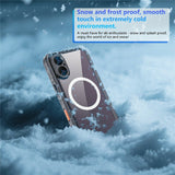 REDPEPPER-Dot+-Series-For-iPhone-17-Cellphone-Case-Compatible-with-MagSafe-IP68-Waterproof-Clear-Back-Phone-Cover-Black