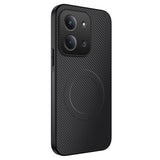 For-Xiaomi-Redmi-15C-5G-(EU)-(173mm)-/-15C-4G-(EU)-(173mm)-Case-Compatible-with-MagSafe-WANLONFENG-TQ-Carbon-Fiber-Texture-Phone-Cover-Black