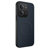 For-Xiaomi-Redmi-15C-5G-(EU)-(173mm)-/-15C-4G-(EU)-(173mm)-Case-Compatible-with-MagSafe-WANLONFENG-TQ-Carbon-Fiber-Texture-Phone-Cover-Sapphire
