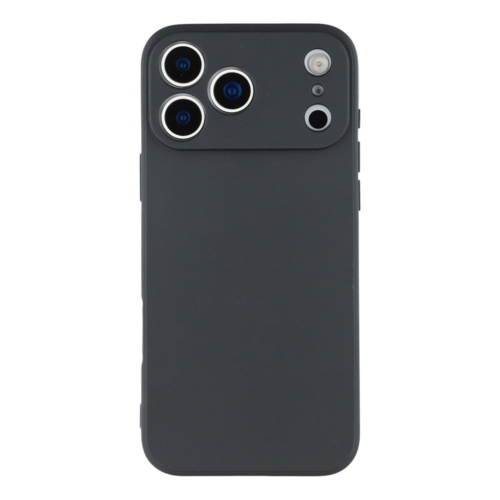 For-iPhone-17-Pro-Case-Precise-Cutouts-Straight-Edge-TPU-Shockproof-Phone-Cover-Black