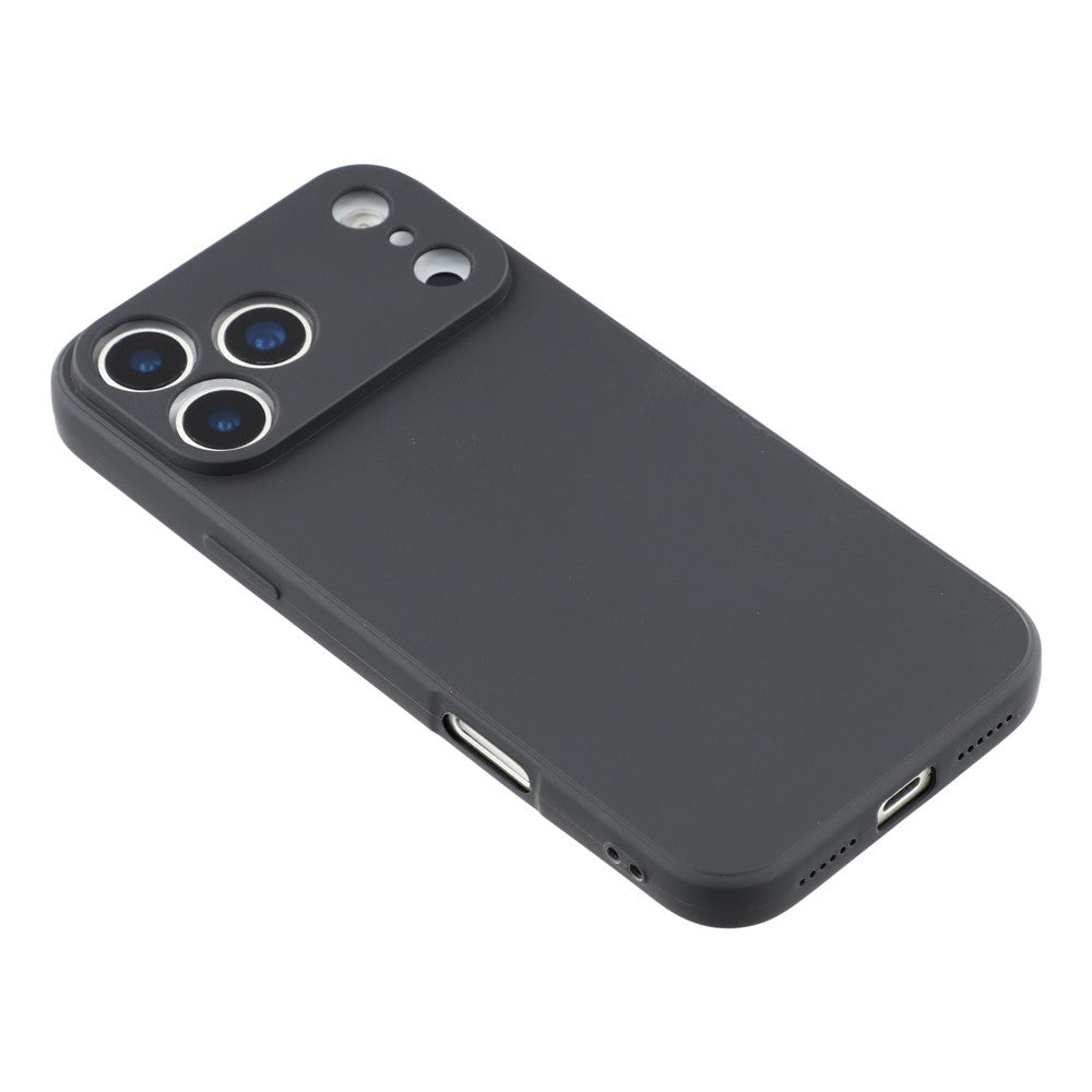 For-iPhone-17-Pro-Case-Precise-Cutouts-Straight-Edge-TPU-Shockproof-Phone-Cover-Black