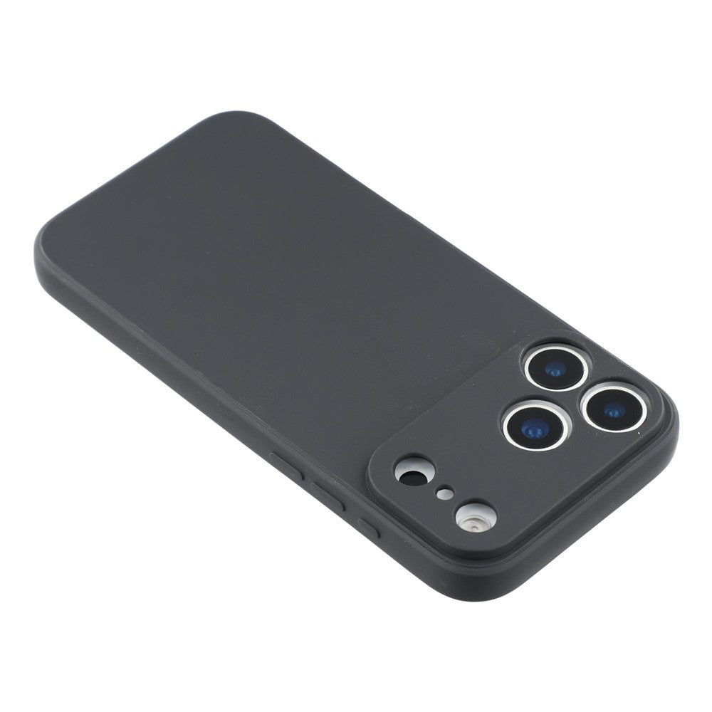 For-iPhone-17-Pro-Case-Precise-Cutouts-Straight-Edge-TPU-Shockproof-Phone-Cover-Black