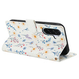 For-Samsung-Galaxy-A17-5G-/-A17-4G-/-A26-5G-Wallet-Case-Rhombic-Floral-Design-Leather-Flip-Phone-Cover-with-Strap-A2