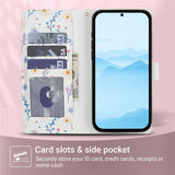 For-Samsung-Galaxy-A17-5G-/-A17-4G-/-A26-5G-Wallet-Case-Rhombic-Floral-Design-Leather-Flip-Phone-Cover-with-Strap-A2