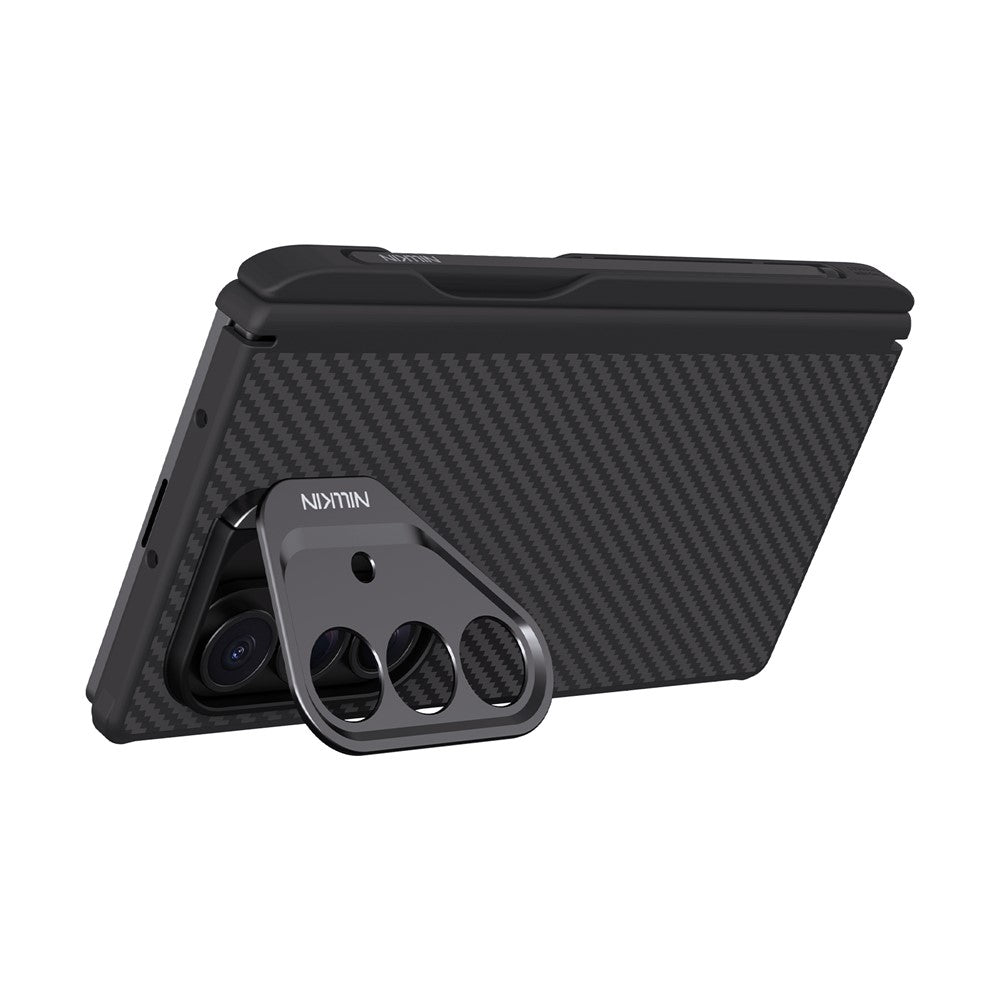 NILLKIN-CarboProp-For-Samsung-Galaxy-Z-Fold7-5G-Magnetic-Case-Kickstand-Aramid-Fiber-Phone-Cover-Precise-Cutout-with-Stylus-Pen