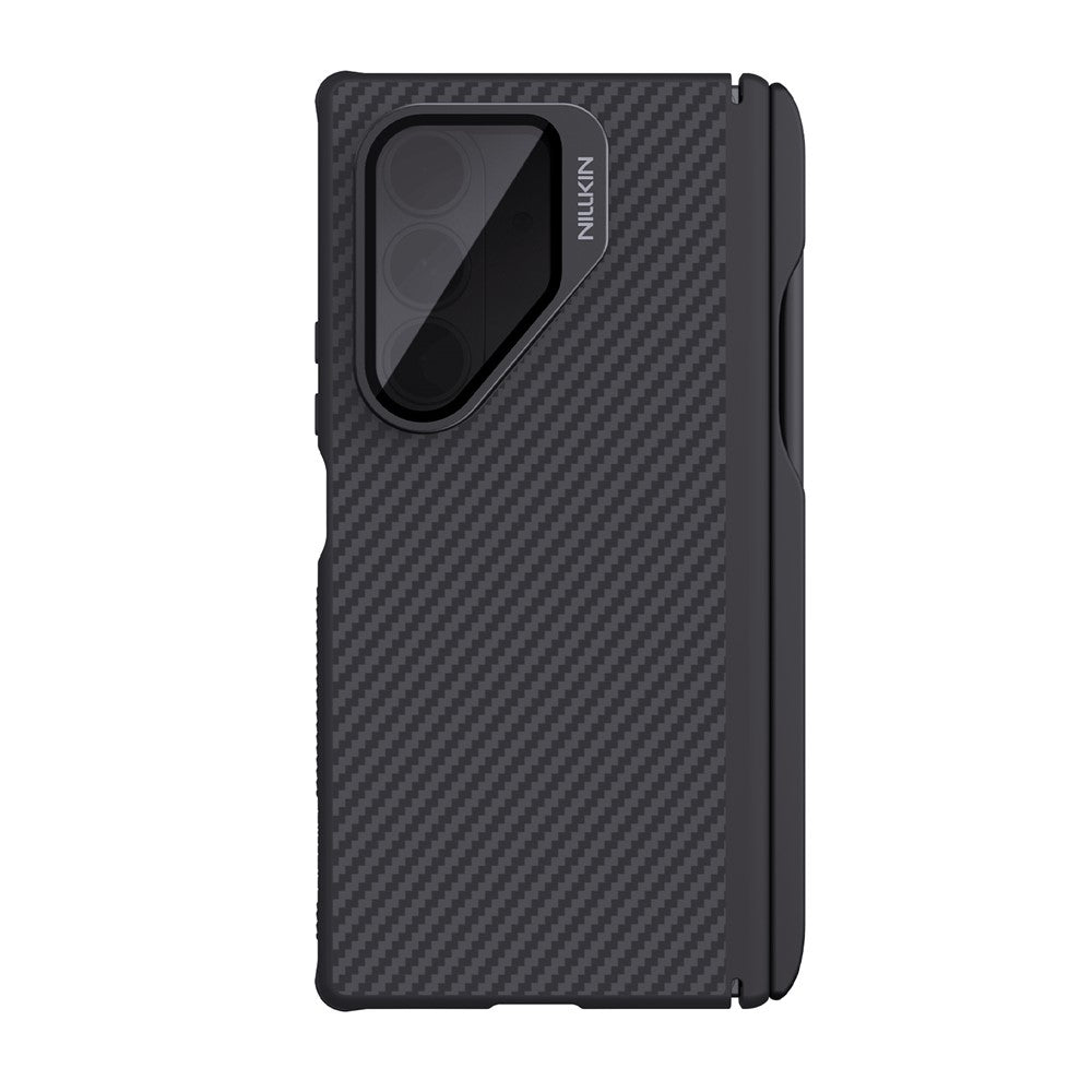 NILLKIN-CarboProp-For-Samsung-Galaxy-Z-Fold7-5G-Magnetic-Case-Clear-Black-Lens-Lid-Aramid-Fiber-Phone-Cover-with-Stylus-Pen