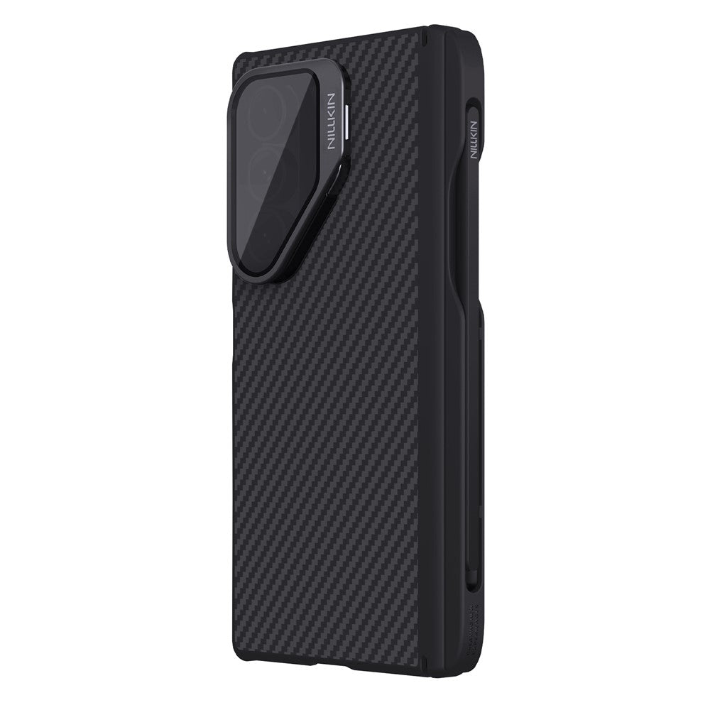 NILLKIN-CarboProp-For-Samsung-Galaxy-Z-Fold7-5G-Magnetic-Case-Clear-Black-Lens-Lid-Aramid-Fiber-Phone-Cover-with-Stylus-Pen