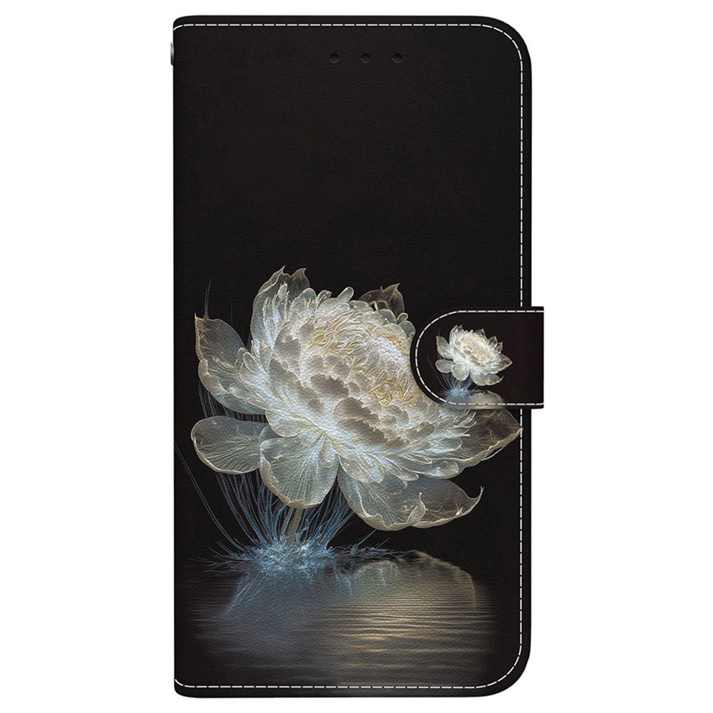 For-OnePlus-Nord-5-5G-Wallet-Phone-Case-Anti-Drop-Pattern-Printing-Leather-Flip-Cover-with-Strap-Crystal-Peony