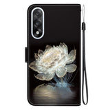 For-OnePlus-Nord-5-5G-Wallet-Phone-Case-Anti-Drop-Pattern-Printing-Leather-Flip-Cover-with-Strap-Crystal-Peony