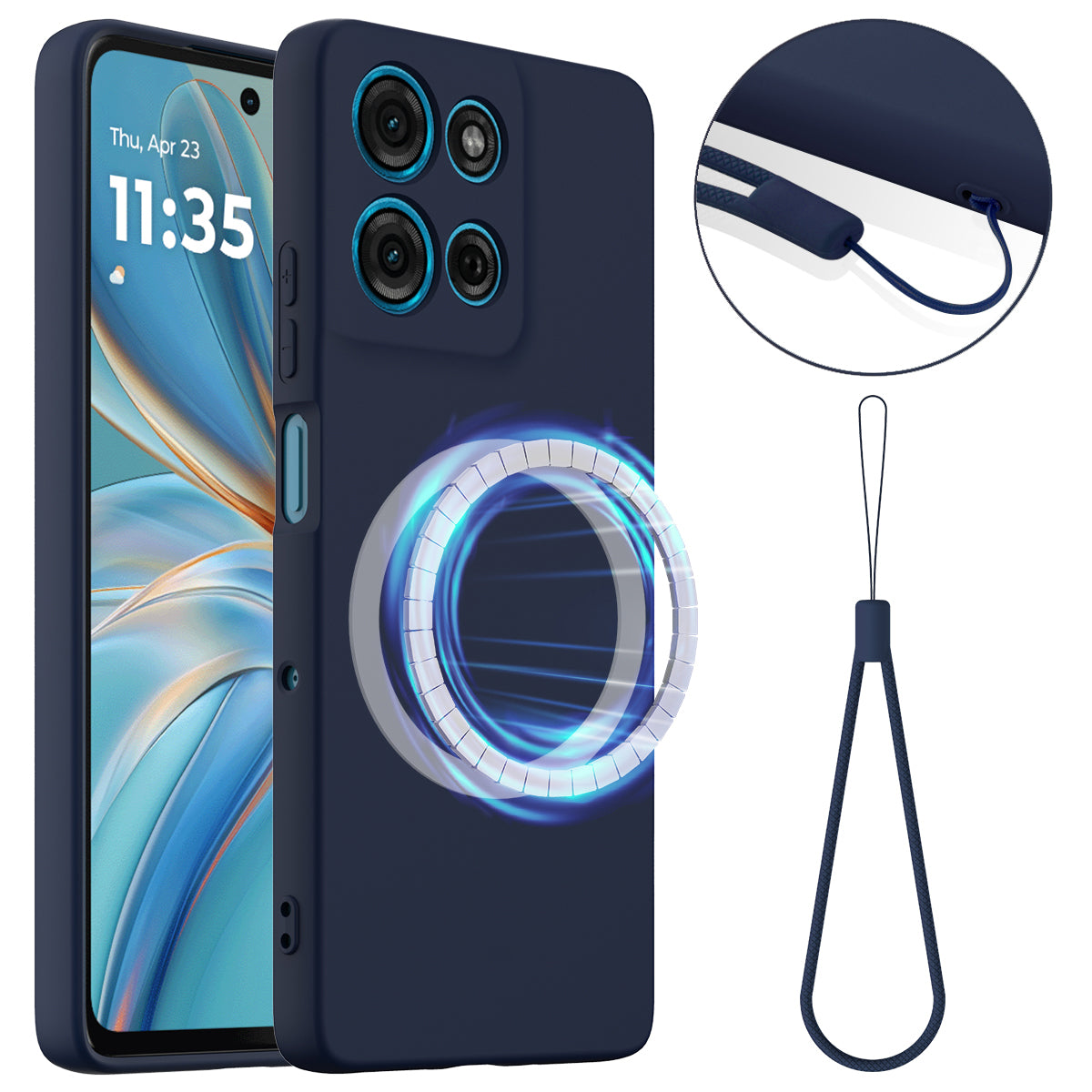 For-Motorola-Moto-G86-5G-Case-Compatible-with-MagSafe-Anti-Drop-Liquid-Silicone-Phone-Cover-Dark-Blue