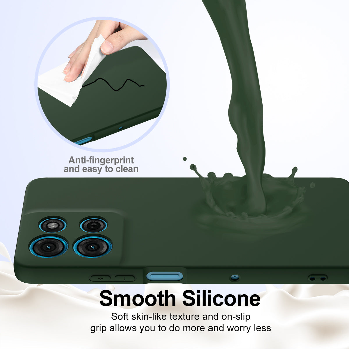 For-Motorola-Moto-G86-5G-Case-Compatible-with-MagSafe-Anti-Drop-Liquid-Silicone-Phone-Cover-Dark-Green