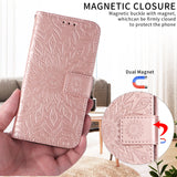For-Xiaomi-Redmi-15C-5G-(EU)-(173mm)-/-15C-4G-(EU)-(173mm)-Leather-Wallet-Case-Sunflower-Imprinted-Phone-Cover-Rose-Gold