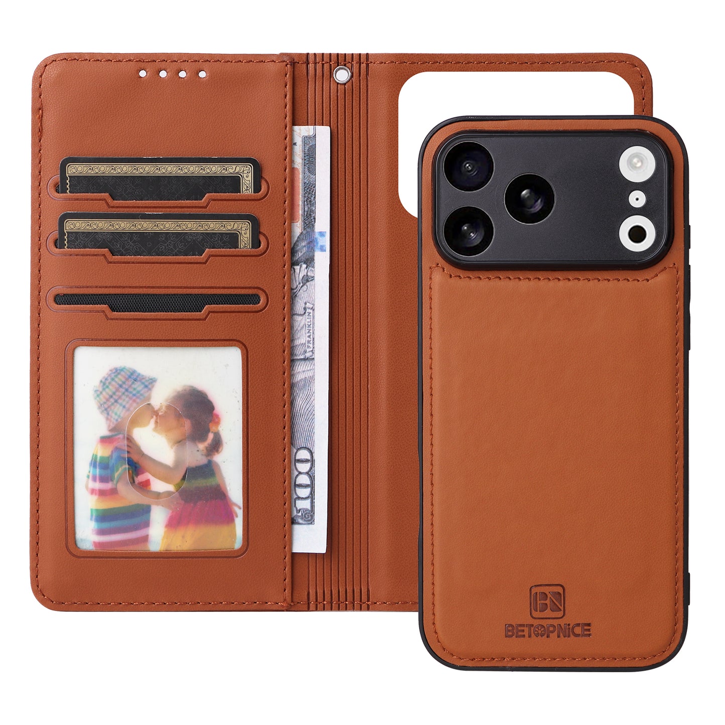 For-iPhone-17-Pro-Max-Magnetic-Case-BETOPNICE-Detachable-PU-Leather-Phone-Cover-with-Strap-Brown