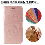 For-OnePlus-Nord-CE5-5G-/-OnePlus-Ace-5-Racing-5G-Wallet-Case-Floral-Butterfly-Imprint-Leather-Phone-Cover-Stand-Rose-Gold