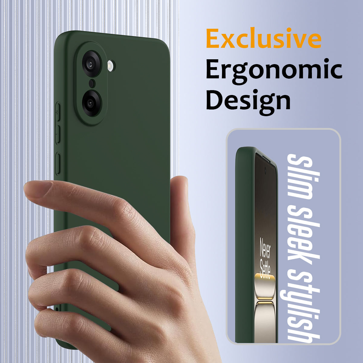 For-OnePlus-Nord-CE5-5G-Case-Compatible-with-MagSafe-Anti-Drop-Liquid-Silicone-Phone-Cover-Dark-Green